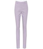Victoria Beckham Cotton-blend Slim-fit Trousers