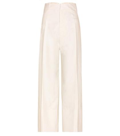 Jacquemus Cropped Cotton Trousers