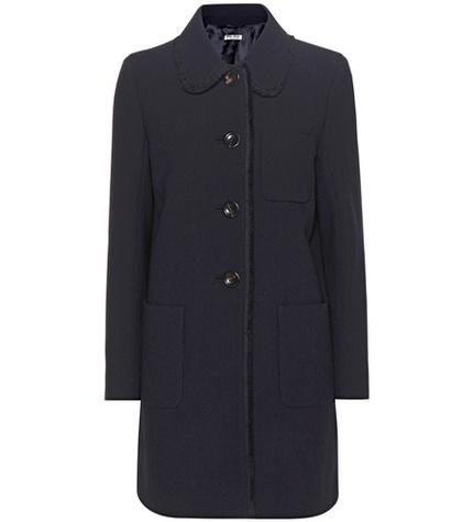 Miu Miu Wool-crêpe Coat