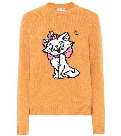 Miu Miu X Disney® Intarsia Wool Sweater