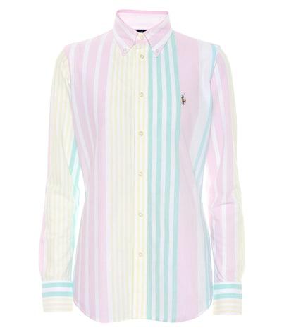 Polo Ralph Lauren Striped Cotton Knit Oxford Shirt