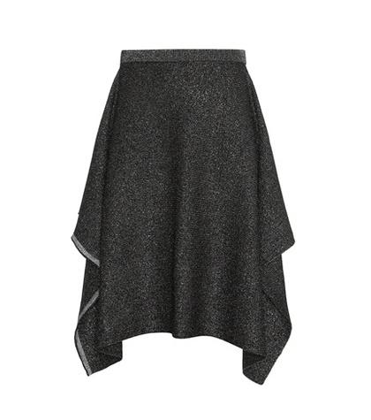 Balenciaga Metallic Knitted Skirt
