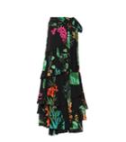 Johanna Ortiz Exclusive To Mytheresa.com – La Granadina Printed Silk Skirt