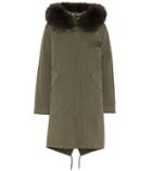 Yves Salomon - Army Fur-trimmed Cotton Anorak