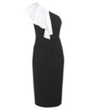Saint Laurent One-shoulder Virgin Wool Dress