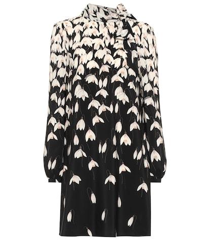 Valentino Floral Silk Minidress