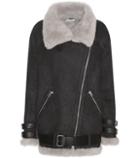 Acne Studios Velocite Shearling-lined Leather Jacket
