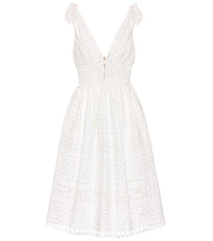 Valentino Tie Shoulder Midi Dress