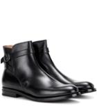 Stouls Leather Ankle Boots