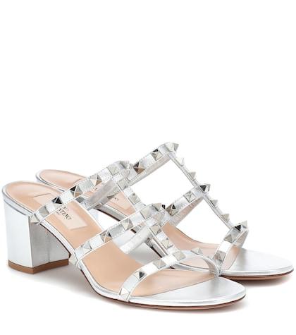Valentino Garavani Valentino Garavani Rockstud Spike Leather Sandals
