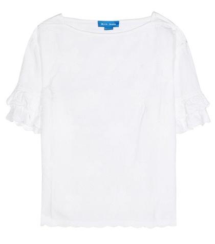 Etro Fiske Linen And Cotton Top