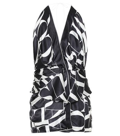 Jacquemus La Robe Benaco Silk-blend Minidress