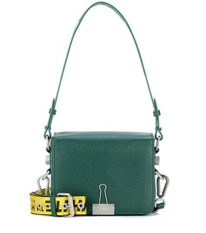 Rick Owens Binder Clip Leather Shoulder Bag