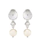 Jil Sander Crystal-embellished Clip-on Earrings