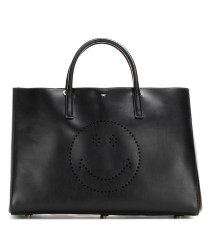 Salvatore Ferragamo Ebury Maxi Wink Leather Shopper
