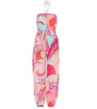 Emilio Pucci Beach Printed Cotton And Silk Jumpsuit