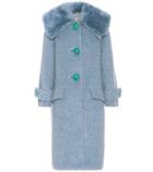 Miu Miu Mohair And Wool-blend Coat