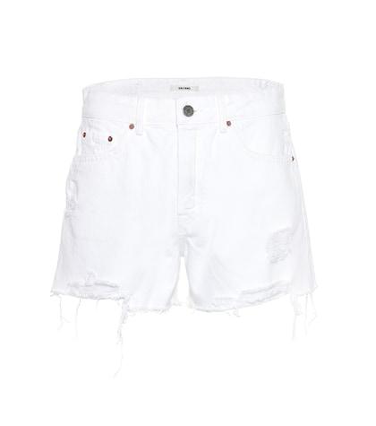 Alexander Mcqueen Helena High-rise Denim Shorts