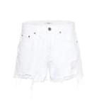 Alexander Mcqueen Helena High-rise Denim Shorts