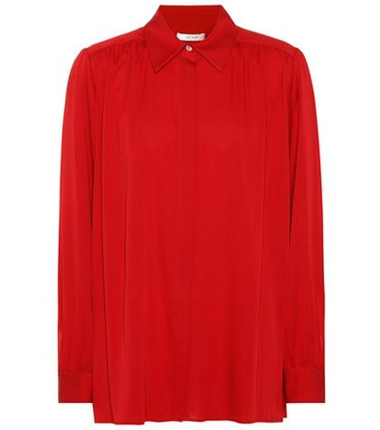 The Row Choi Stretch Silk Shirt