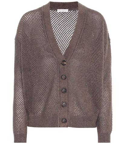 Brunello Cucinelli Mohair And Wool-blend Cardigan