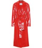 F.r.s For Restless Sleepers Vinyl Trench Coat