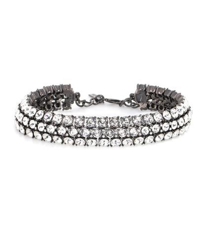 Oscar De La Renta Crystal Embellished Choker