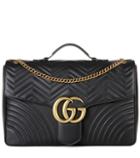 Gucci Gg Marmont Maxi Leather Shoulder Bag