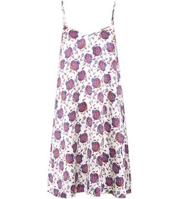 Olivia Von Halle Mila Silk Slip Dress
