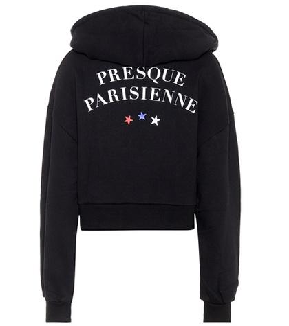 Tre Ccile Presque Parisienne Cotton Hoodie