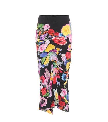 Erdem Jessica Floral-printed Skirt