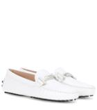 Jimmy Choo Gommino Double T Patent Leather Loafers