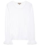 Ellery Cotton Top With Tulle