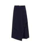 Roland Mouret Sidmouth Wool-crêpe Skirt