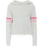 Mother Distressed Cotton-blend Hoodie
