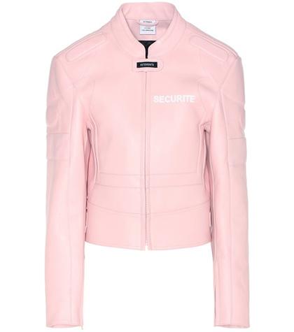 Vetements Exclusive To Mytheresa.com – Leather Jacket