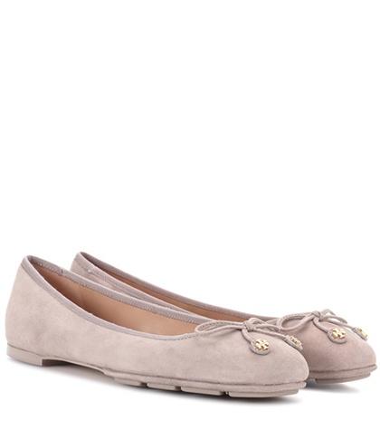 Tory Burch Laila Driver Suede Ballerinas