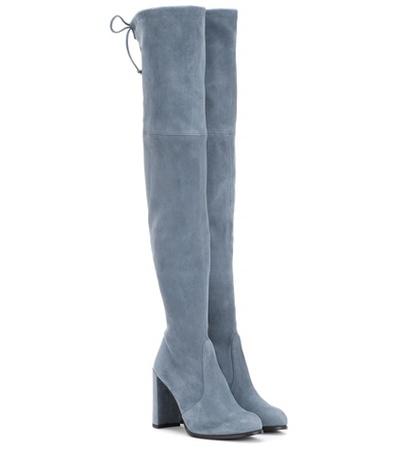 Stuart Weitzman Hiline Suede Over-the-knee Boots