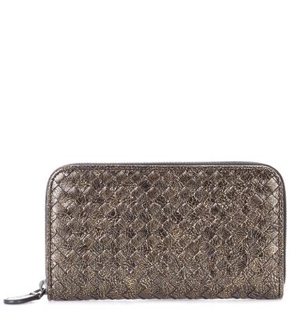 Gucci Intrecciato Leather Wallet