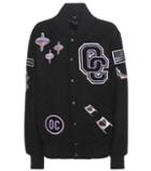Francesco Russo Wool-blend Embellished Bomber Jacket