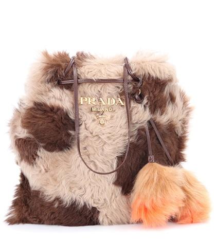 Prada Shearling Tote