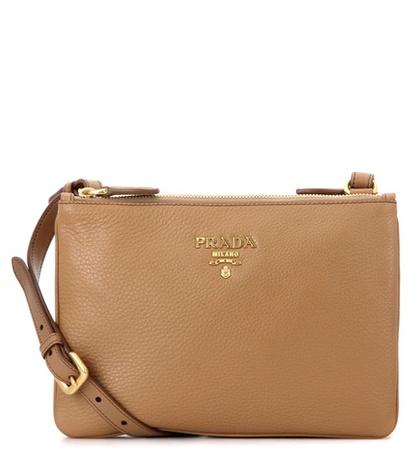 Prada Daino Small Leather Crossbody Bag