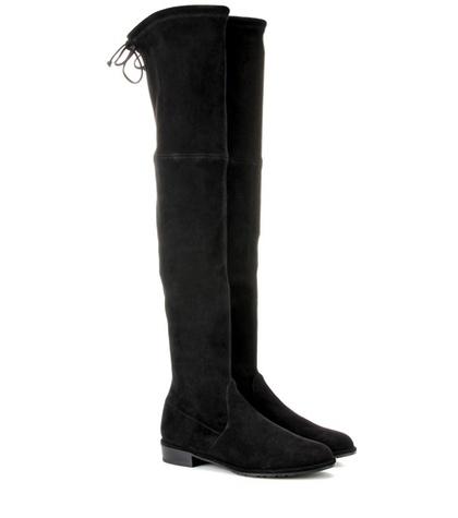 Stuart Weitzman Lowland Skimmer Suede Boots