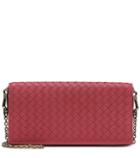 Petar Petrov Intrecciato Leather Shoulder Bag