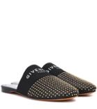 Givenchy Bedford Studded Leather Slippers