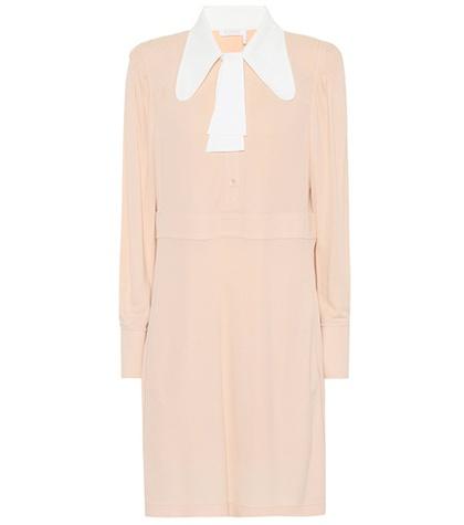 Alexander Mcqueen Long-sleeved Crêpe Dress