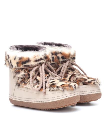 Jacquemus Classic Low Fur-trimmed Boots