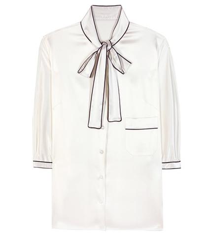 Dolce & Gabbana Furag Silk Blouse