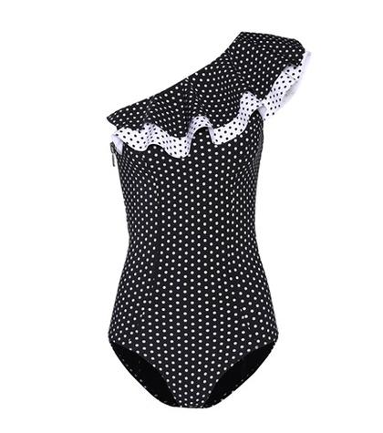 Fendi Arden Polka-dot Swimsuit
