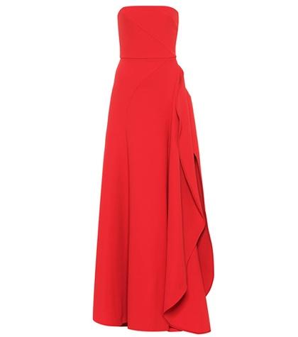 Elie Saab Sequin And Jersey Dress